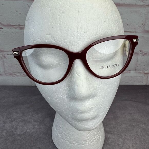 Jimmy Choo Crystal JC3001B Red Eyeglasses NWT - Picture 1 of 10